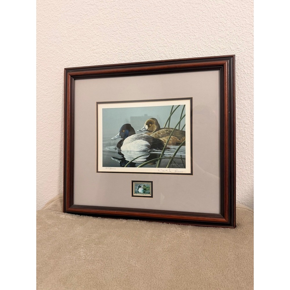 1989-1990 Neal R Anderson Federal Duck Stamp Print Framed 4378